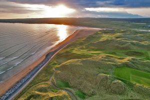 Lahinch 6th Sunset Aerial